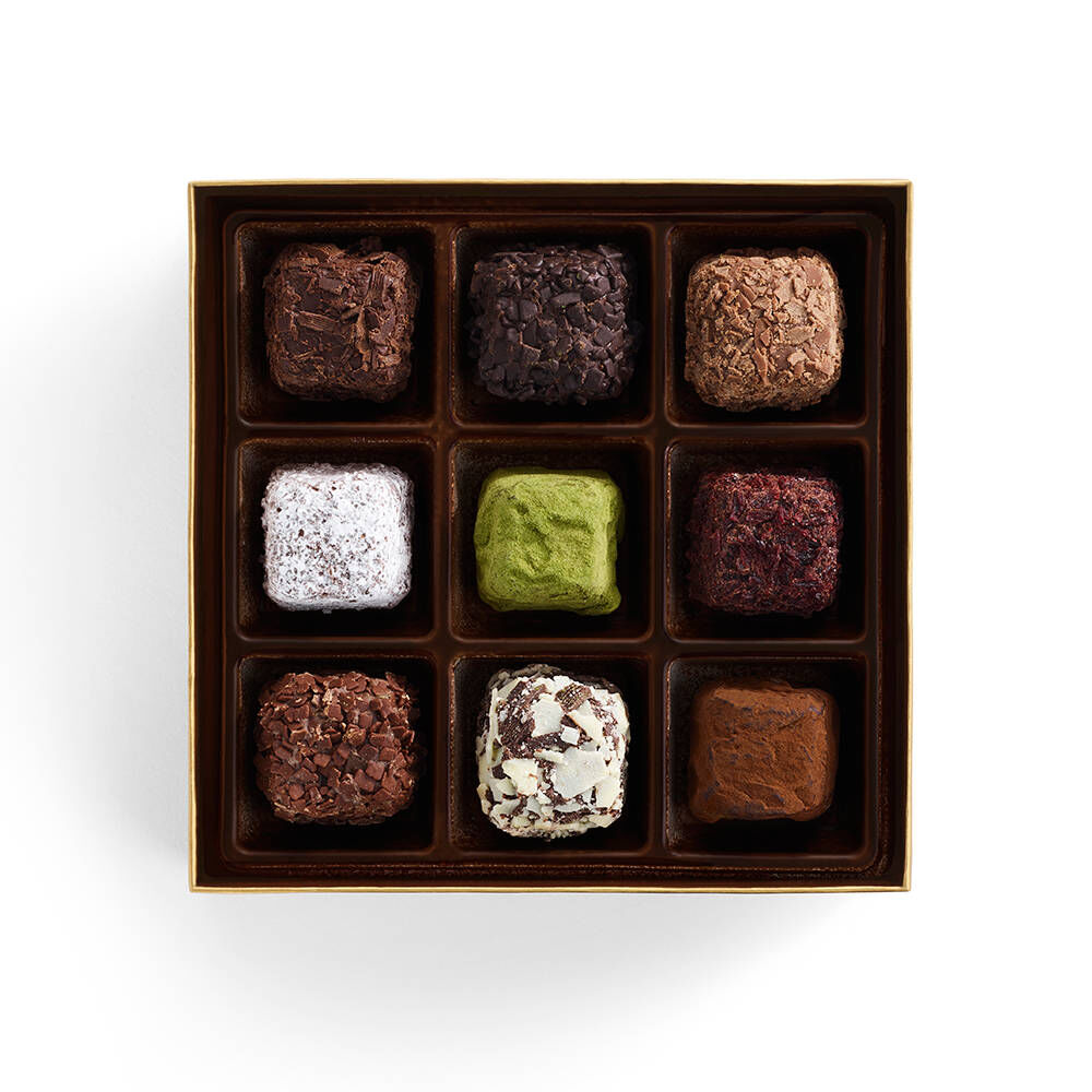 Cube Truffles Gift Box, 9 pc.