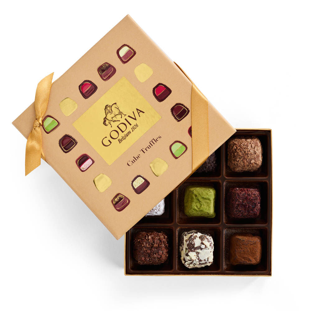 Cube Truffles Gift Box, 9 pc.