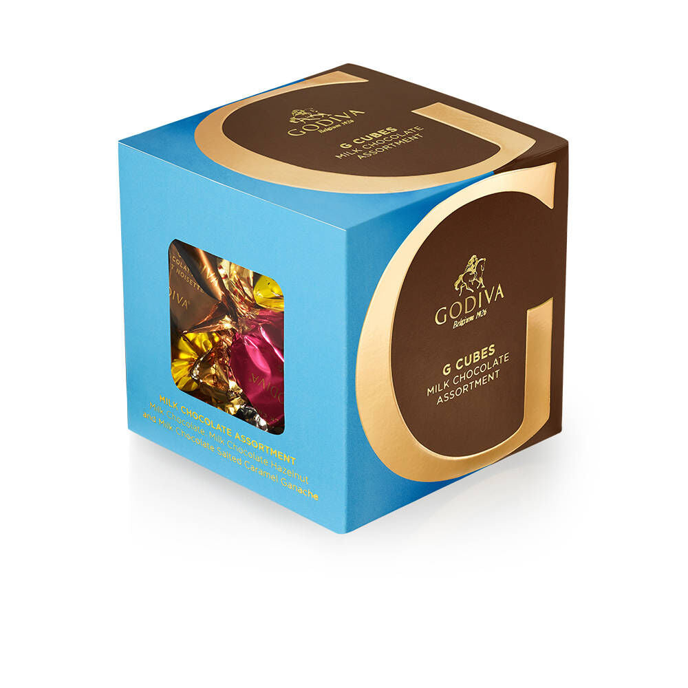 Milk Chocolate Assortment G Cube Box, 22 pcs.