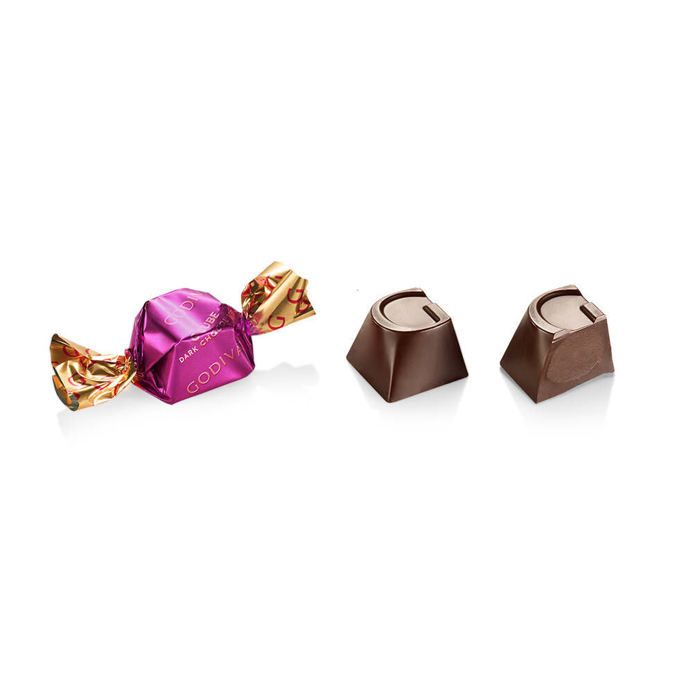 Classic Dark Chocolate G Cube Box, 22 pcs.