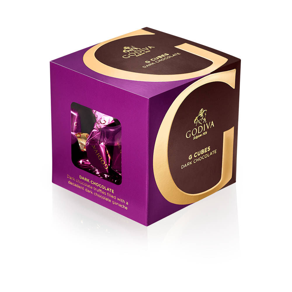 Classic Dark Chocolate G Cube Box, 22 pcs.