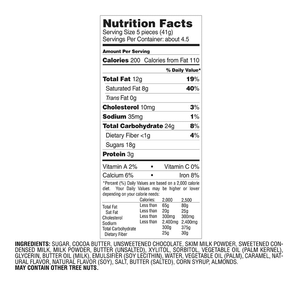 Milk Chocolate Salted Caramel G Cube Box, 22 pcs.