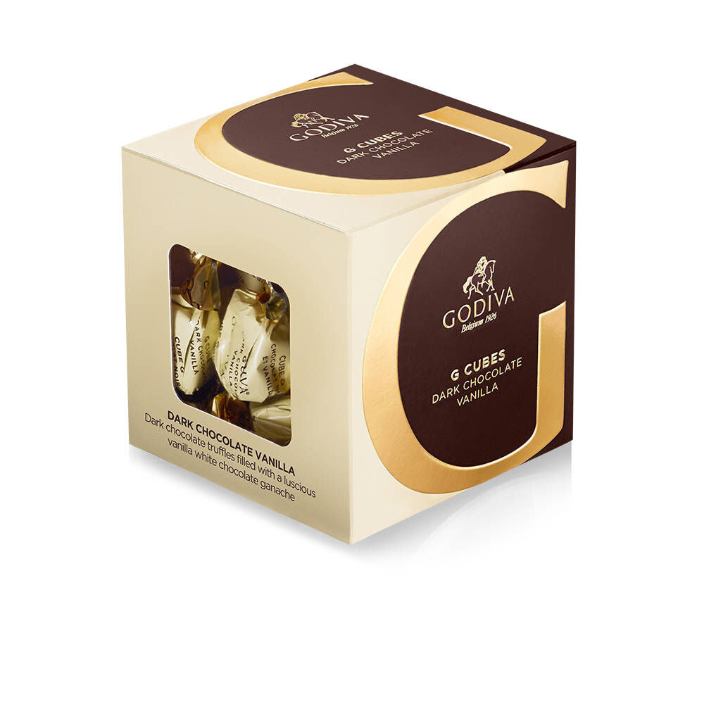 Dark Chocolate Vanilla G Cube Box, 22 pcs.