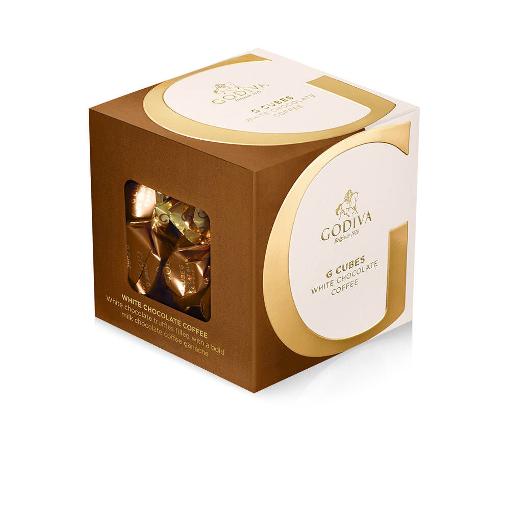 White Chocolate Coffee G Cube Box, 22 pcs.