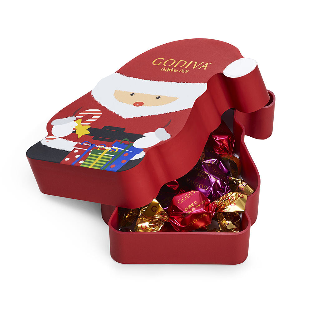 Santa Box With Chocolate Truffles, 8 pc.