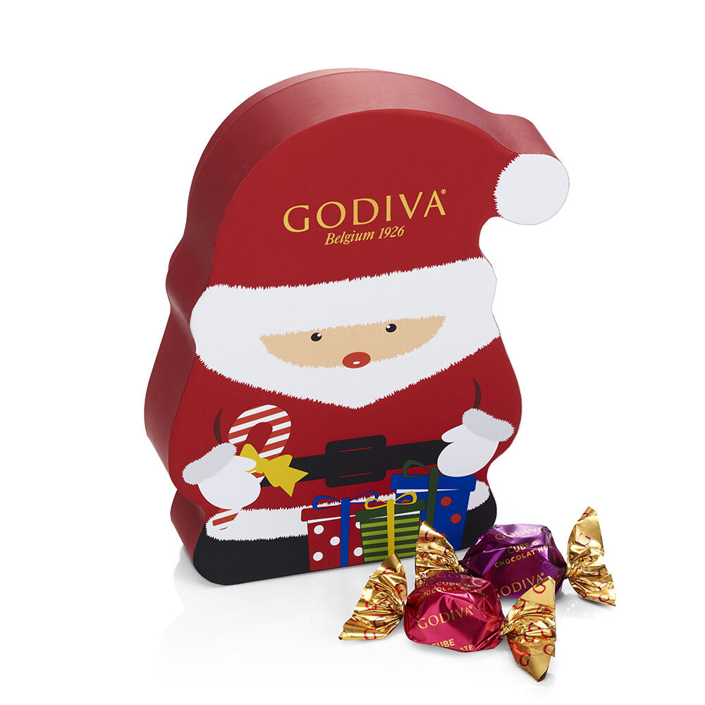 Santa Box With Chocolate Truffles, Set of 6