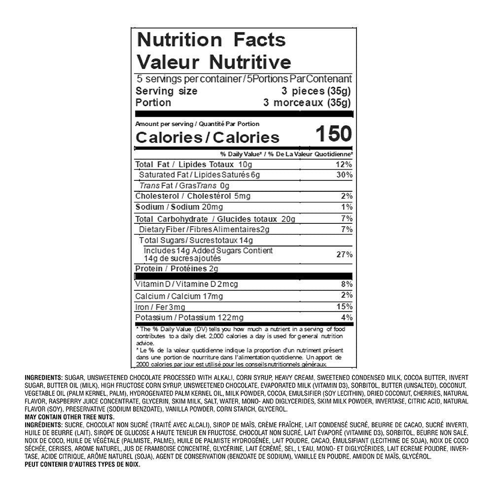 Dark Chocolate Gift Box, Gold Ribbon, 15 pc., Set of 2