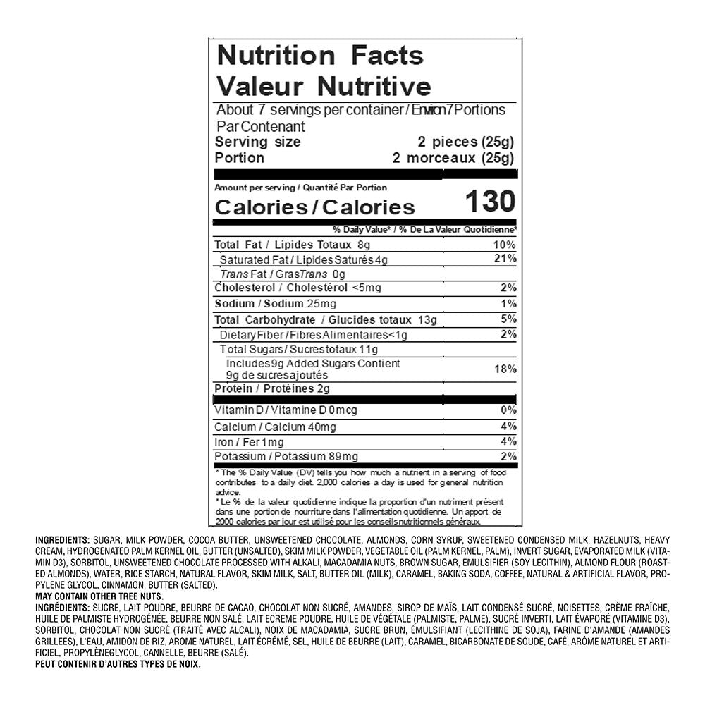 Milk Chocolate Gift Box, Gold Ribbon, 15 pc., Set of 2