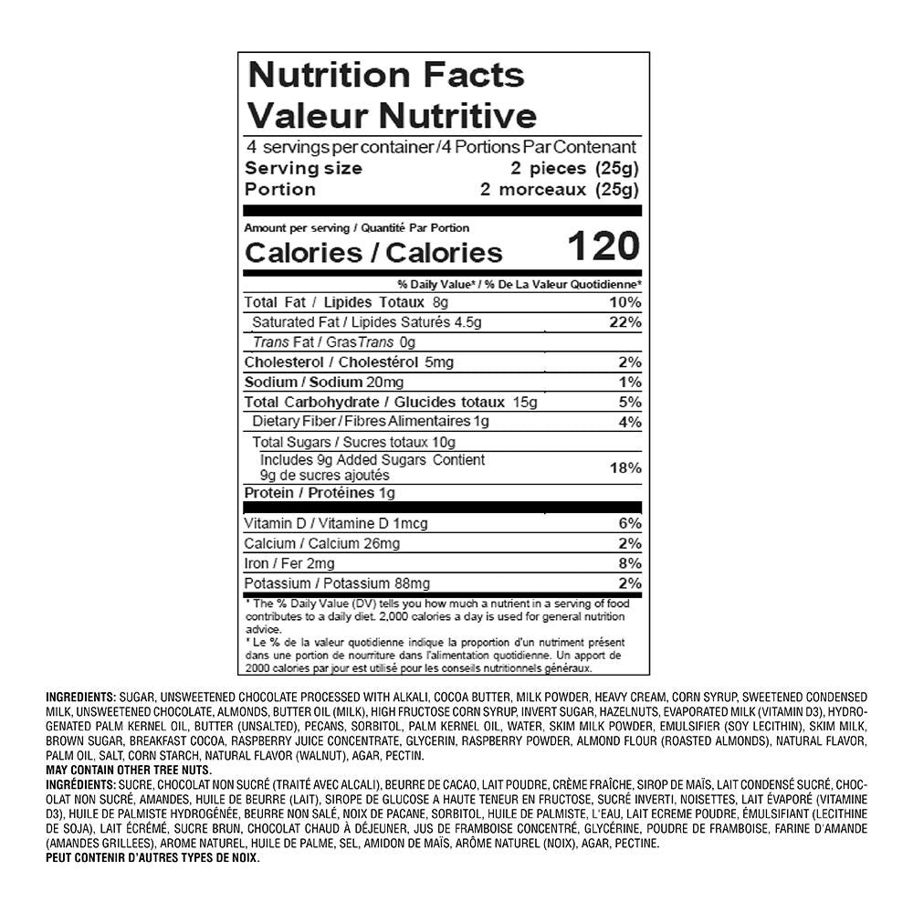 Assorted Chocolate Gift Box, Red Ribbon, Set of 3, 8 pc.