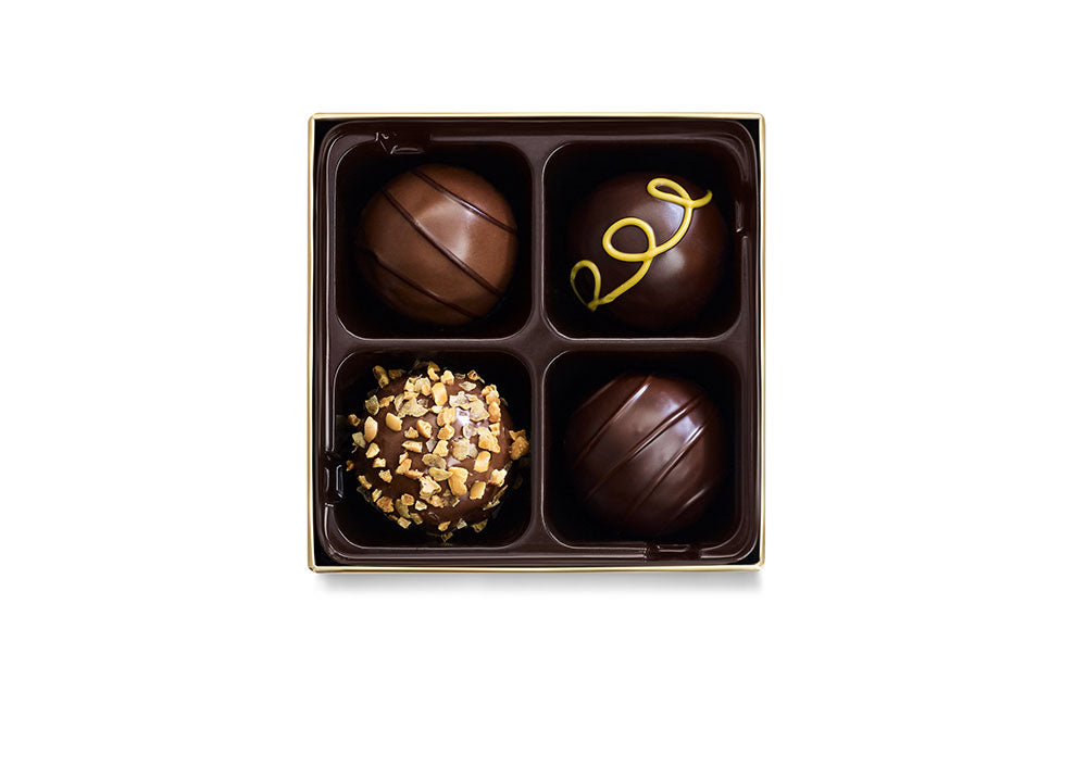 Signature Chocolate Truffles Gift Box, 4 pc.