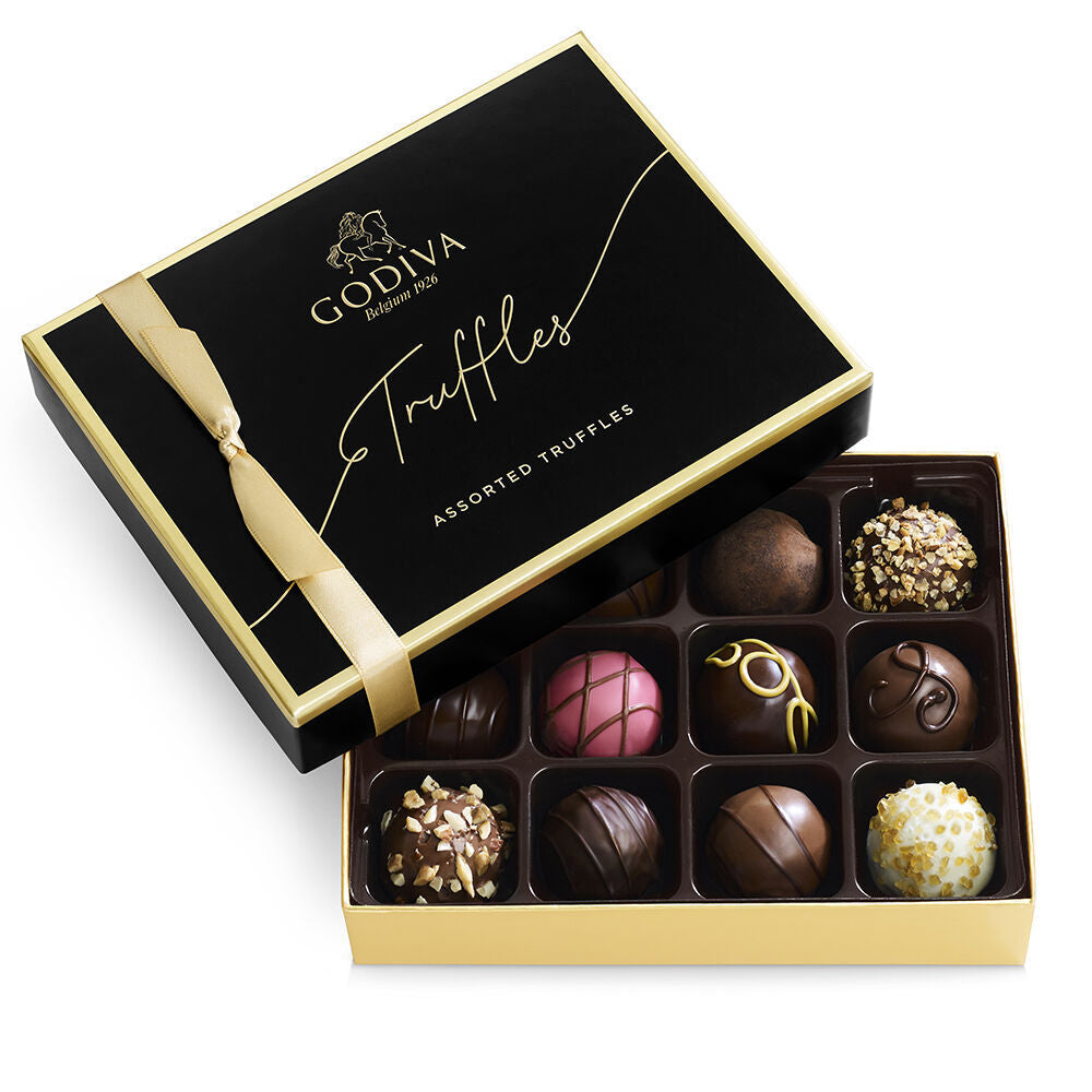 Signature Truffles Gift Box, 12 pc. & Patisserie Dessert Truffles Gift Box, 12 pc.