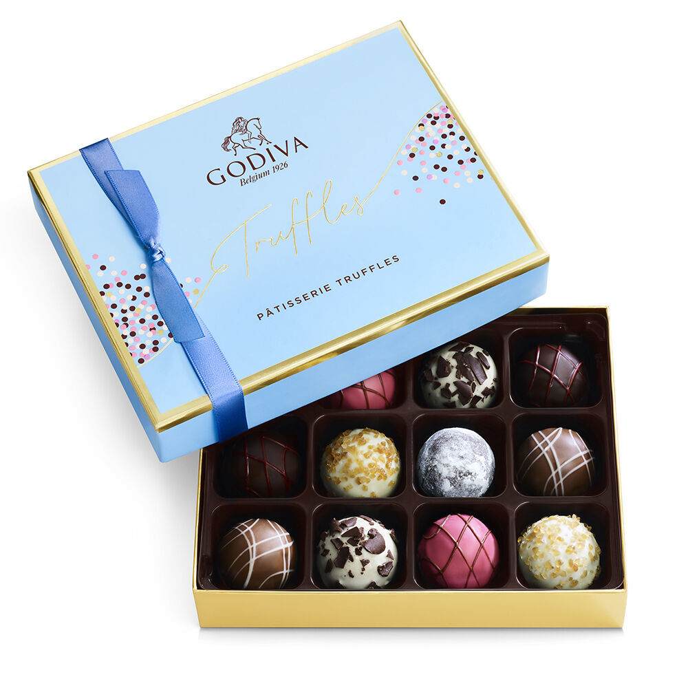 Signature Truffles Gift Box, 12 pc. & Patisserie Dessert Truffles Gift Box, 12 pc.