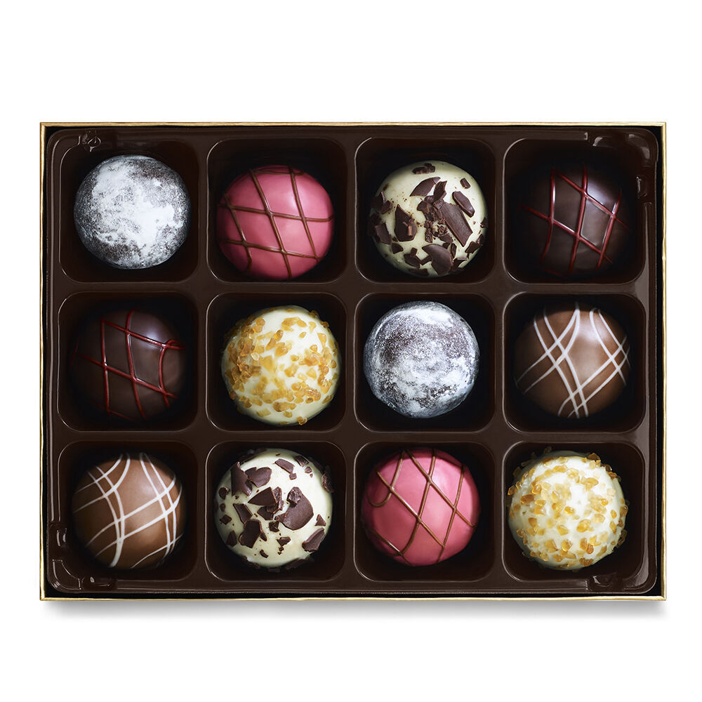 Signature Truffles Gift Box, 12 pc. & Patisserie Dessert Truffles Gift Box, 12 pc.