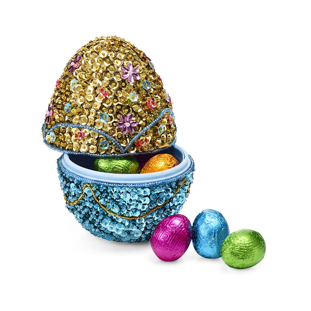 Limited Edition Plush Bunny and Collectible Beaded Egg