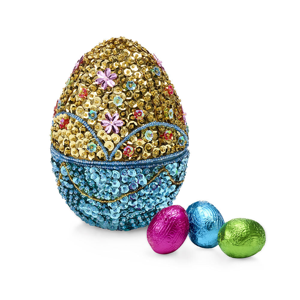 Limited Edition Plush Bunny and Collectible Beaded Egg