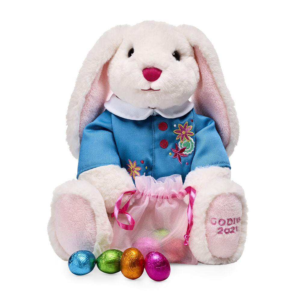 Limited Edition Plush Bunny and Collectible Beaded Egg