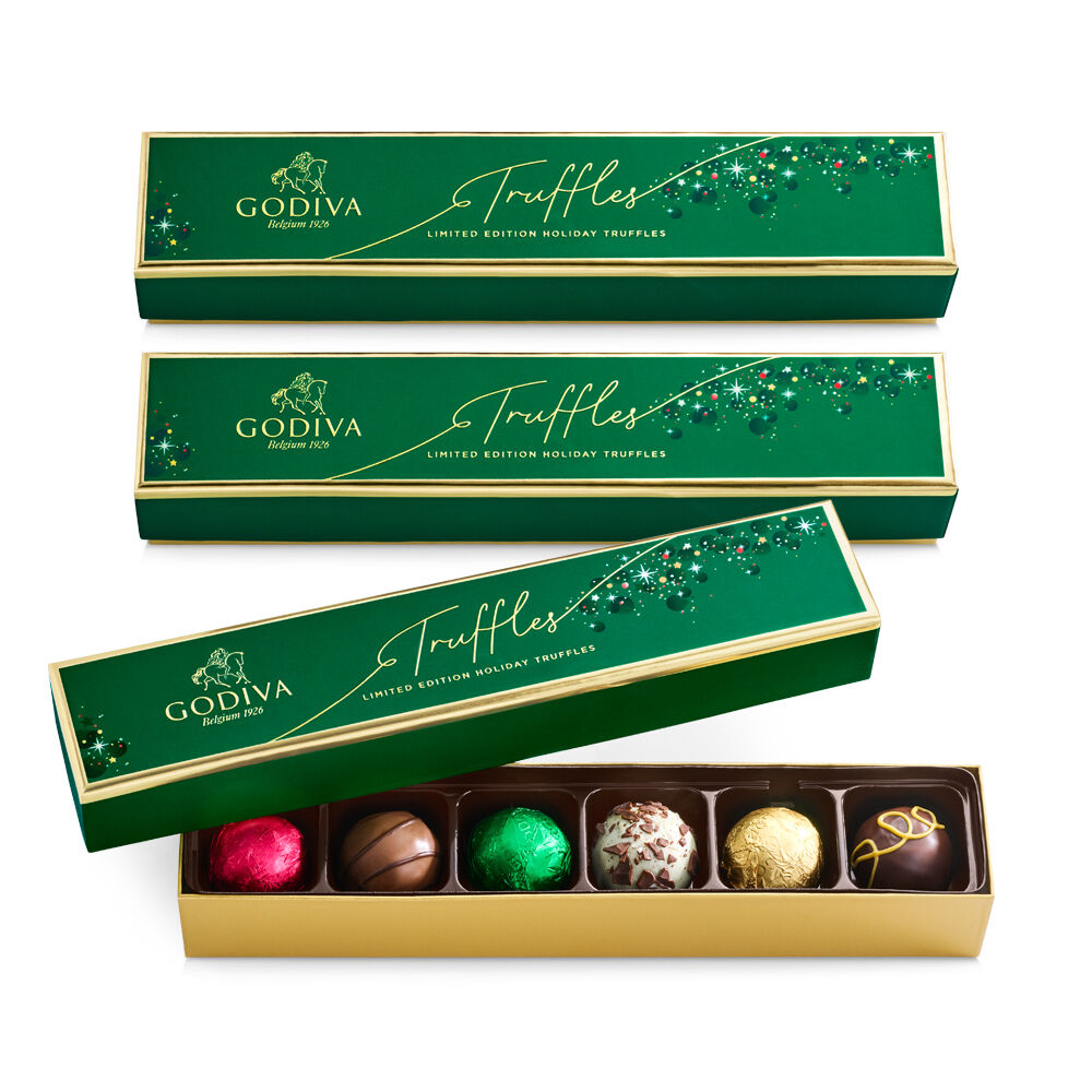 Chocolate Holiday Truffle Flight, 6 pc., Set of 3