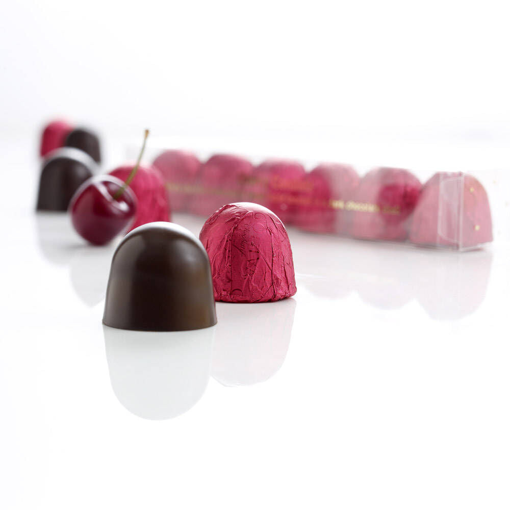 Dark Chocolate Cherry Cordials, 6pc., Set of 4