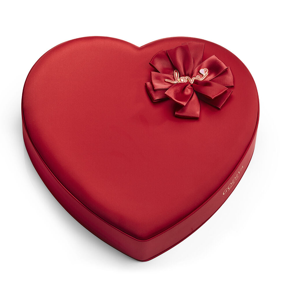 Fabric Heart Chocolate Gift Box, 37 pc.