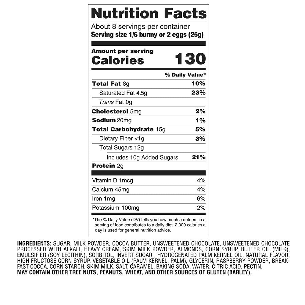 Solid Milk Chocolate Bunny with Foil-Wrapped Chocolate Eggs, 5 pc.