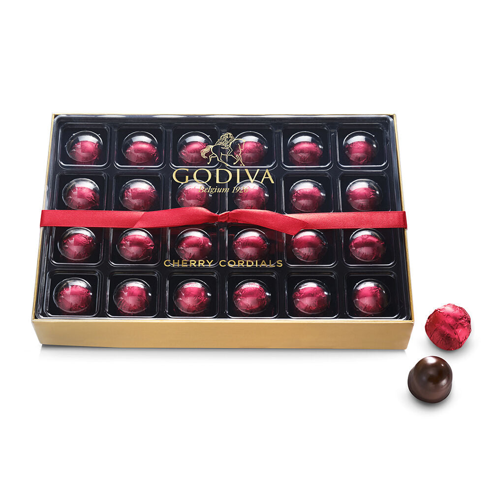 Cherry Cordial Gift Box, 24pc | GODIVA – GODIVA Chocolatier, Inc.