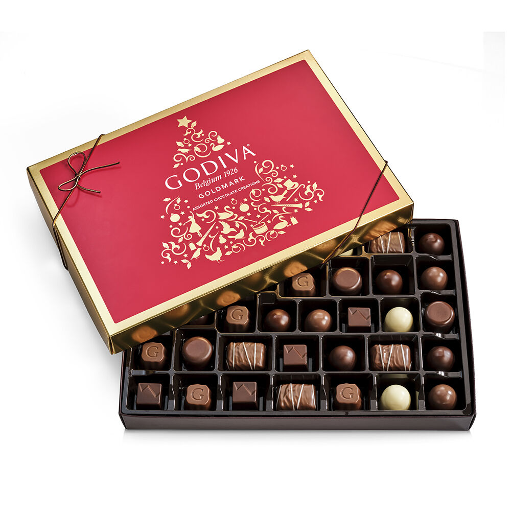 Holiday Goldmark Assorted Chocolate Box, 36 pc.