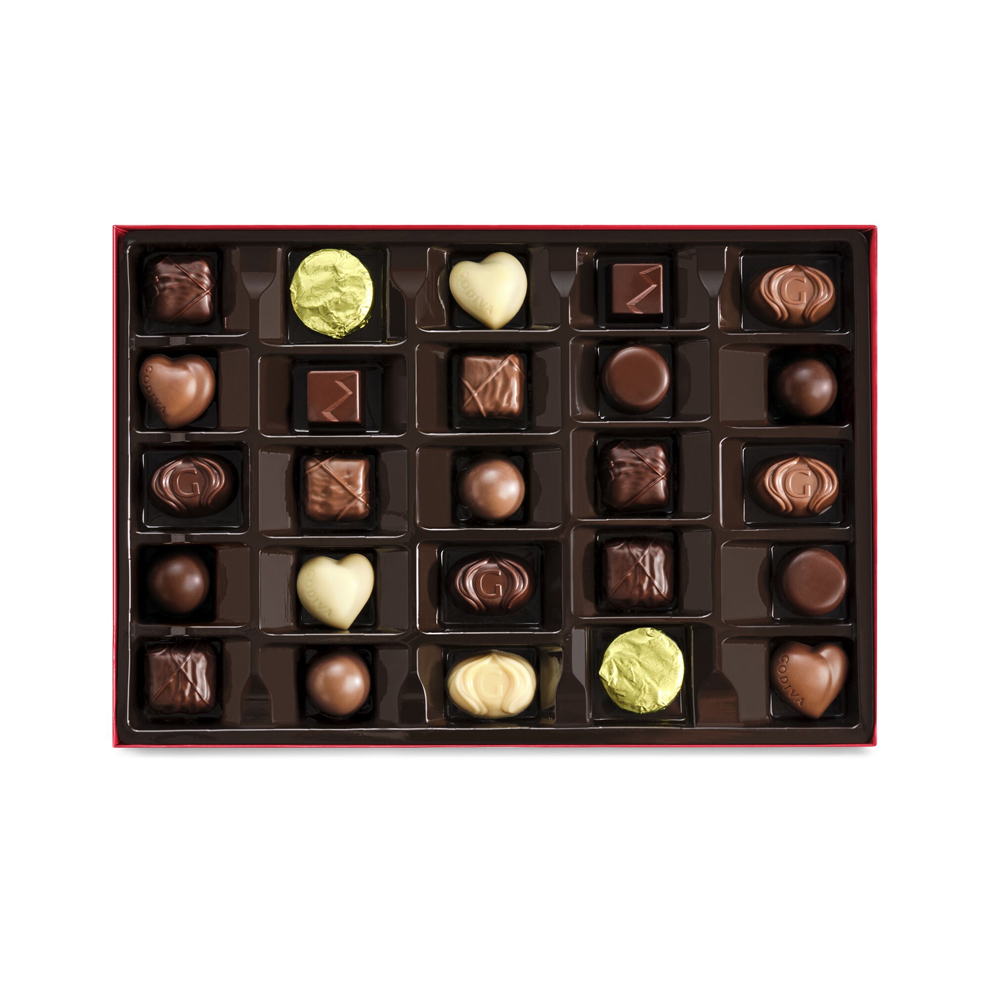 Holiday Luxury Chocolate Gift Box, 50 pc.