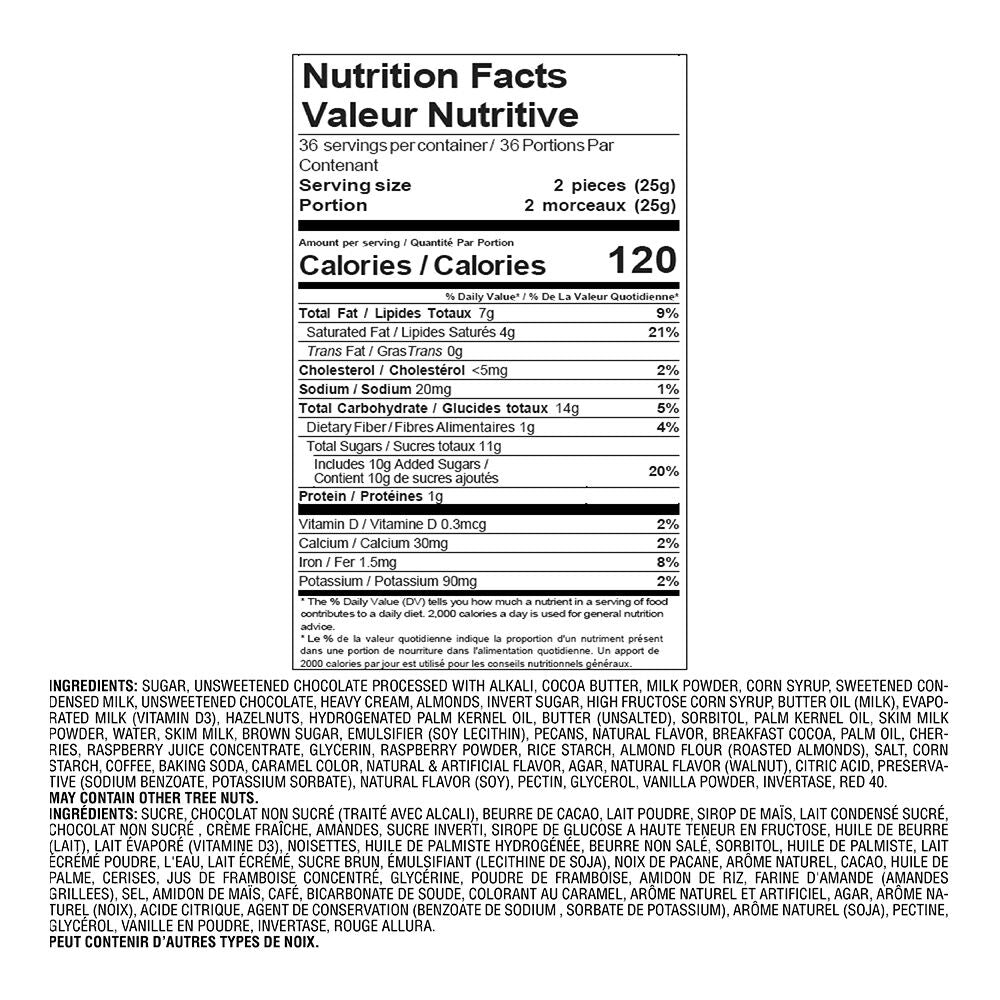 Assorted Chocolate Gold Gift Box, Solid Red Ribbon, 72 pc.