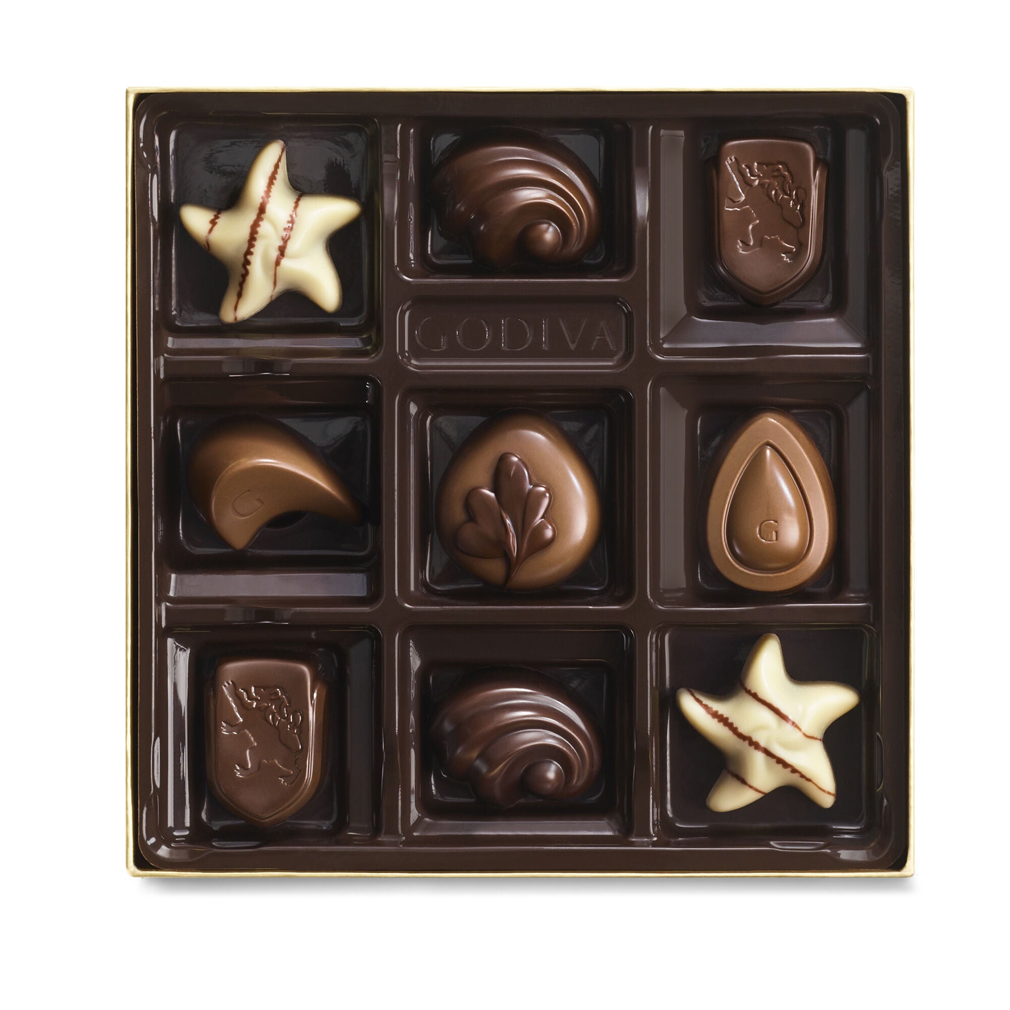 Limited Edition Assorted Chocolate Holiday Gift Box, 9pc.
