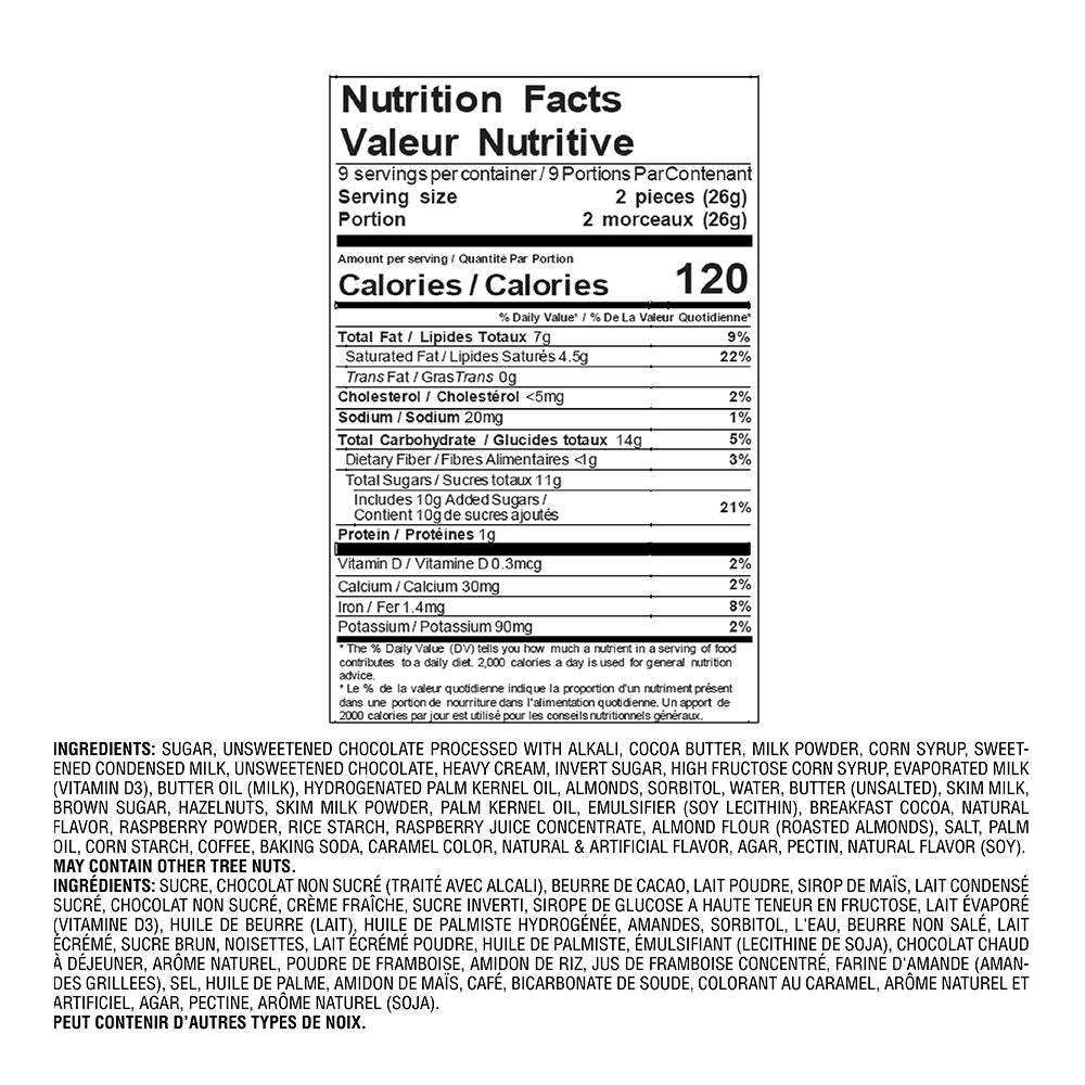 Assorted Chocolate Gold Gift Box, Red Ribbon, 18 pc.