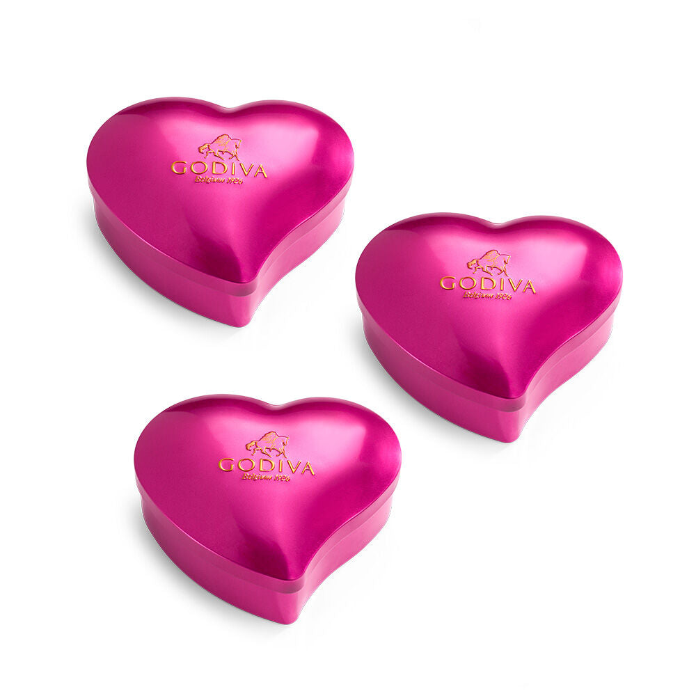 Heart-Shaped Tin, 9pc., Set of 3