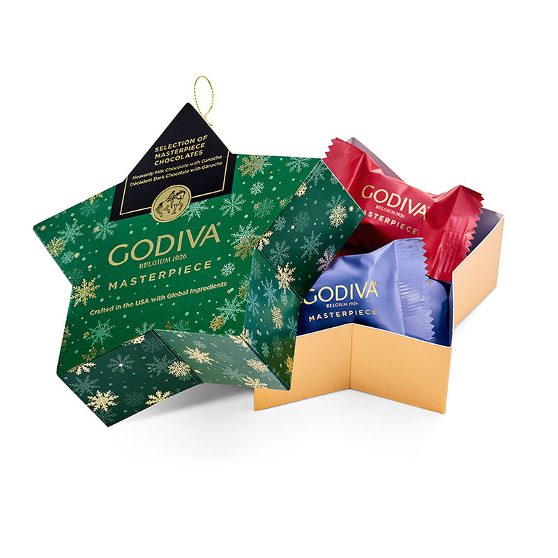 Assorted Chocolate Masterpiece Star Ornament, 7pc.