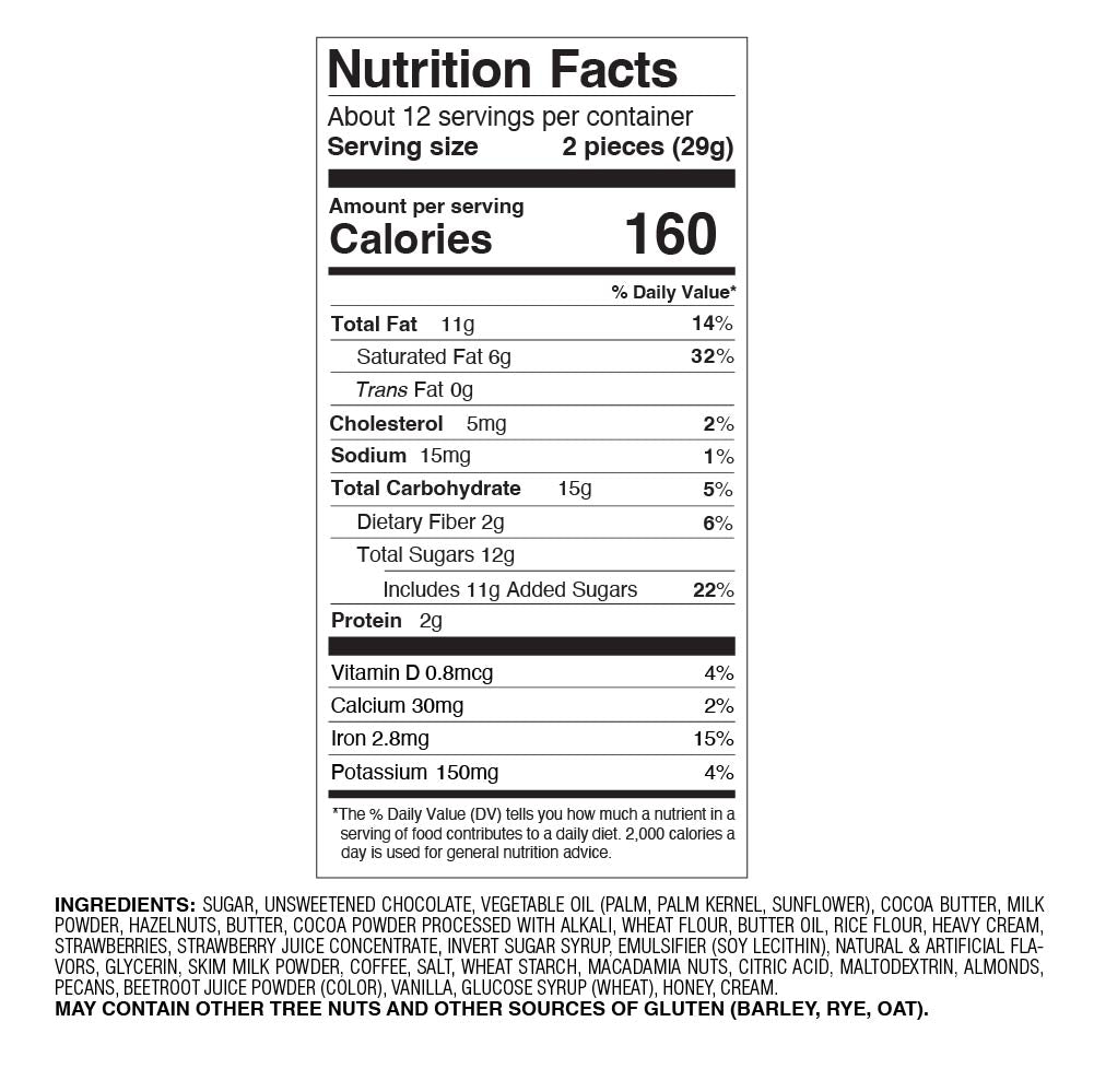 Signature Truffles Gift Box, Red Ribbon 24pc.