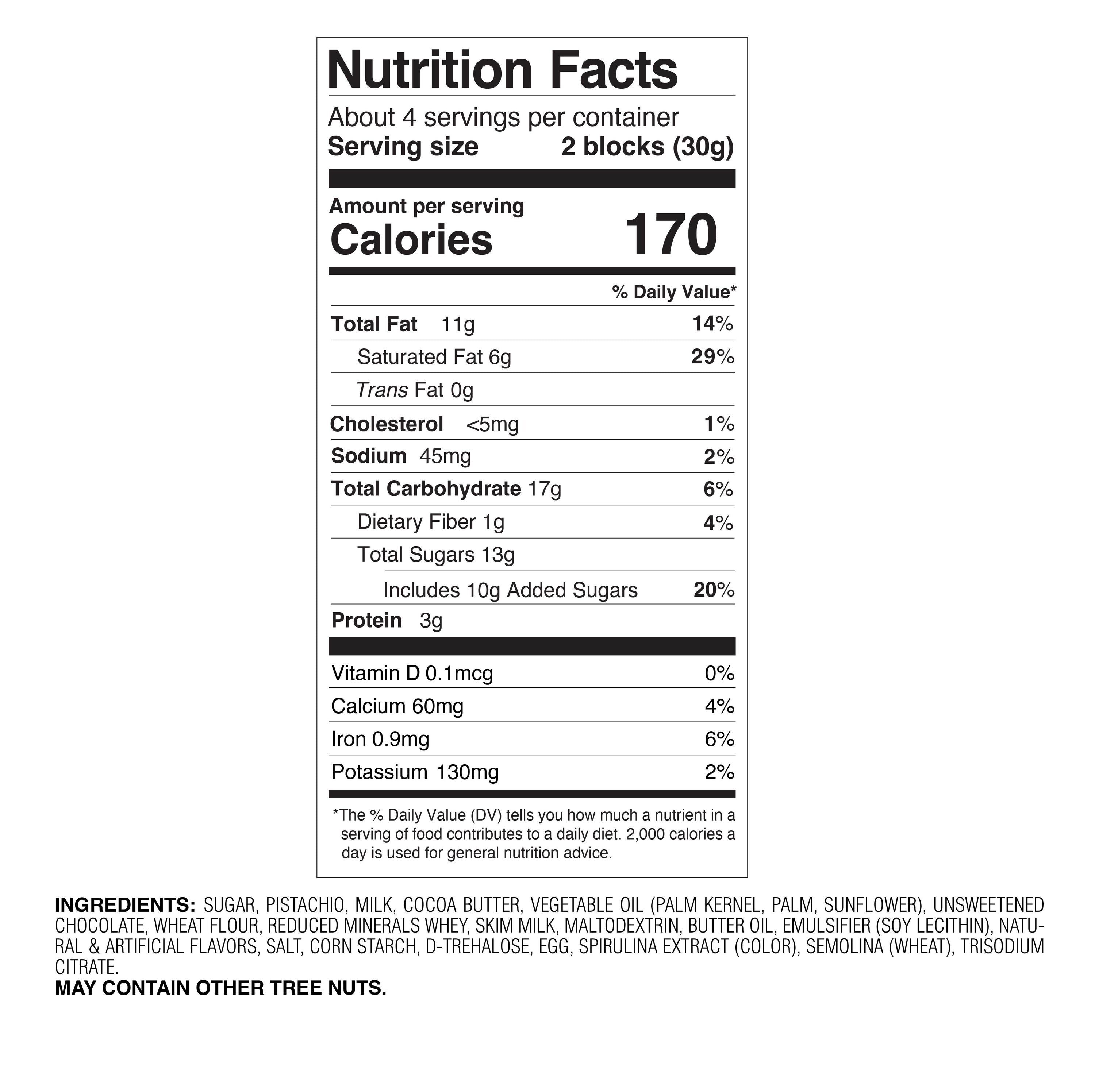 Pistachio & Kadayif Milk Chocolate Bar