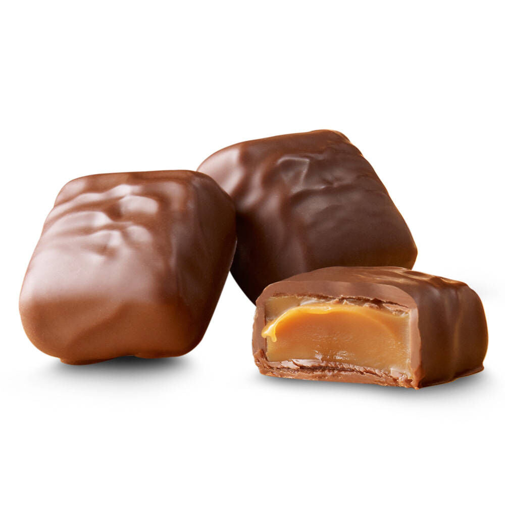 Wrapped Milk Chocolate Caramels, Large Bags, Set of 2