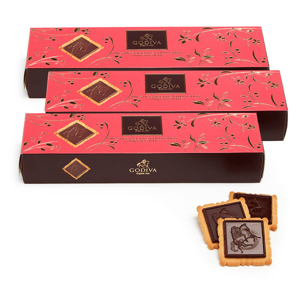 Dark Chocolate Biscuit, Set of 3, 12 pc each