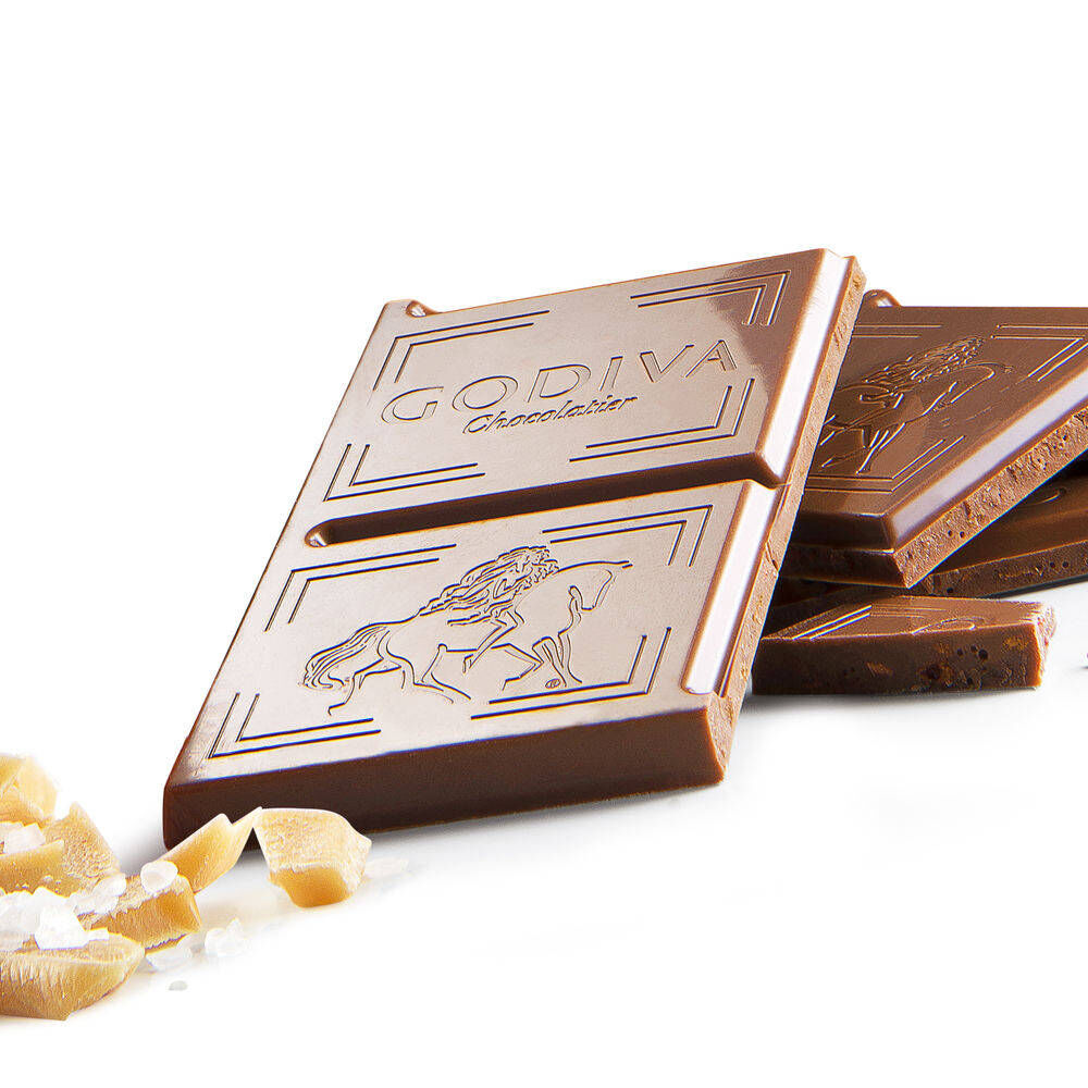 Large 31% Milk Chocolate Salted Caramel Bar Set of 20