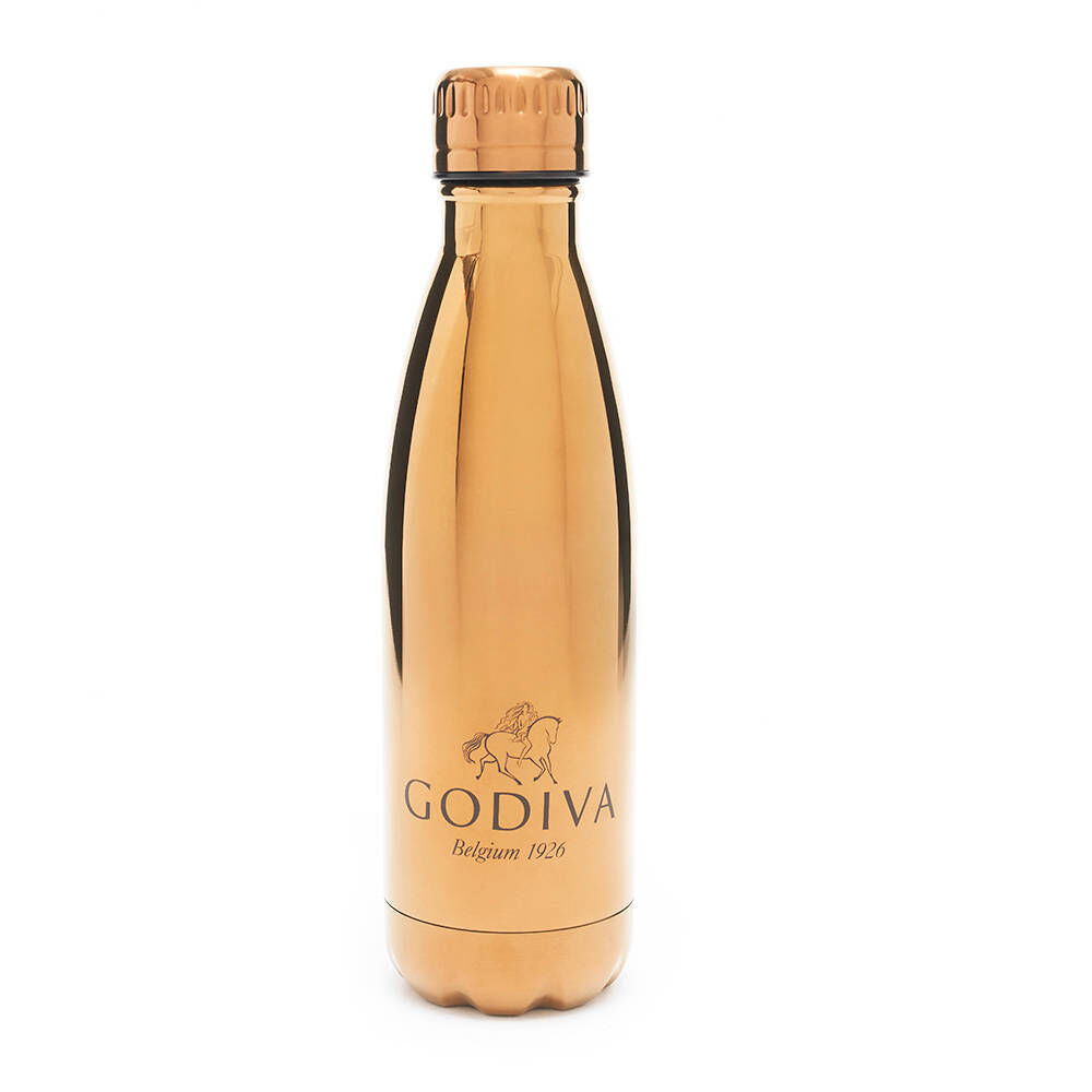 Godiva Gold Stainless Steel Water Bottle