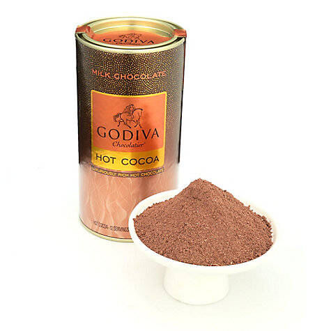 Milk Chocolate Cocoa & Mug Gift Set, Gold Ribbon
