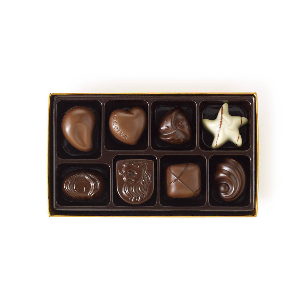 Sparkly and Bright Tray with Gold Gift box, 8 pc.