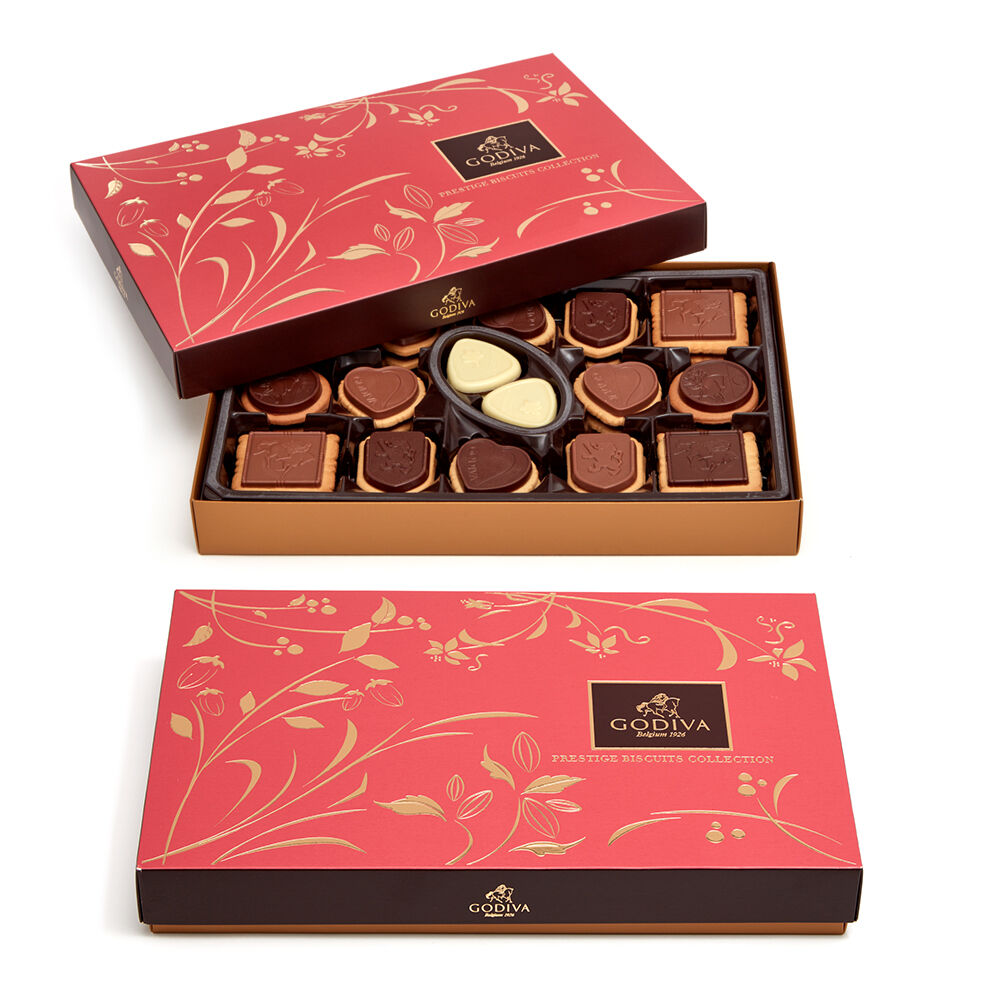 Assorted Chocolate Biscuit Gift Box, 32 pc., Set of 2