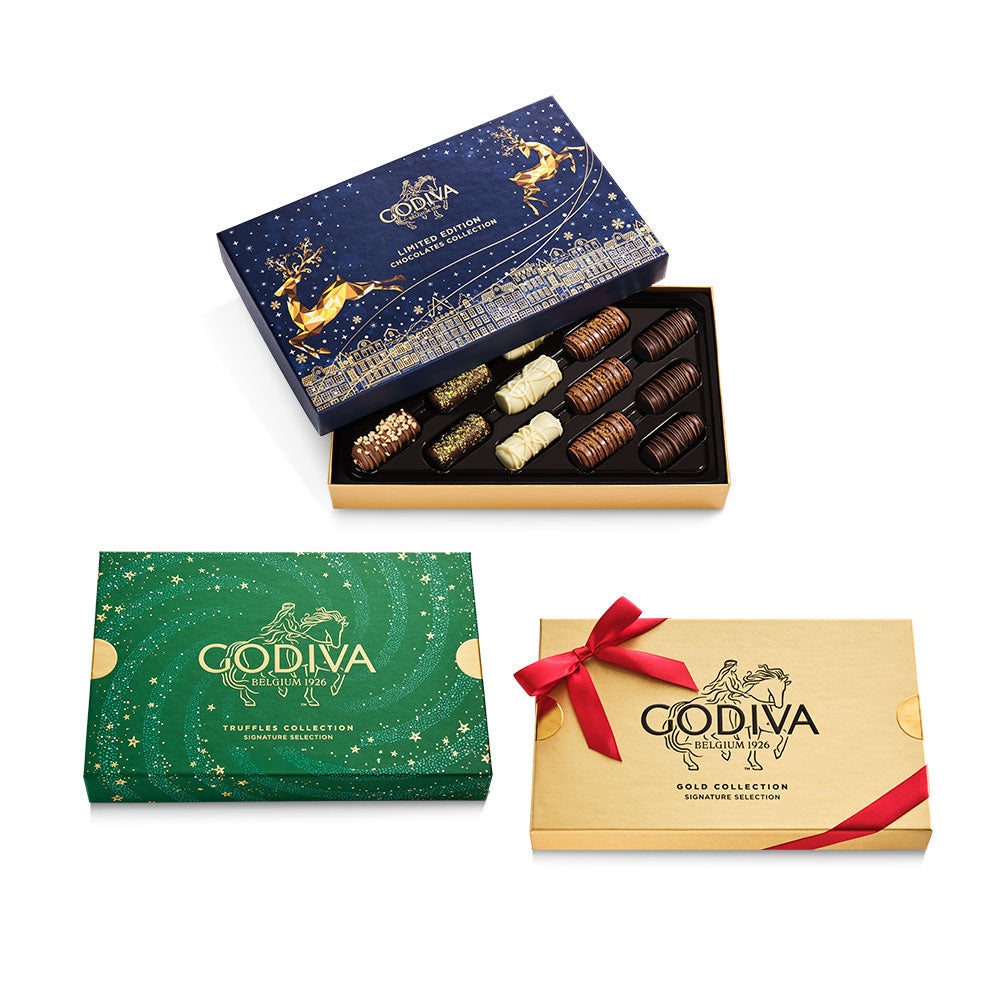 The Ultimate Holiday Trio Gift Set – GODIVA Chocolatier, Inc.