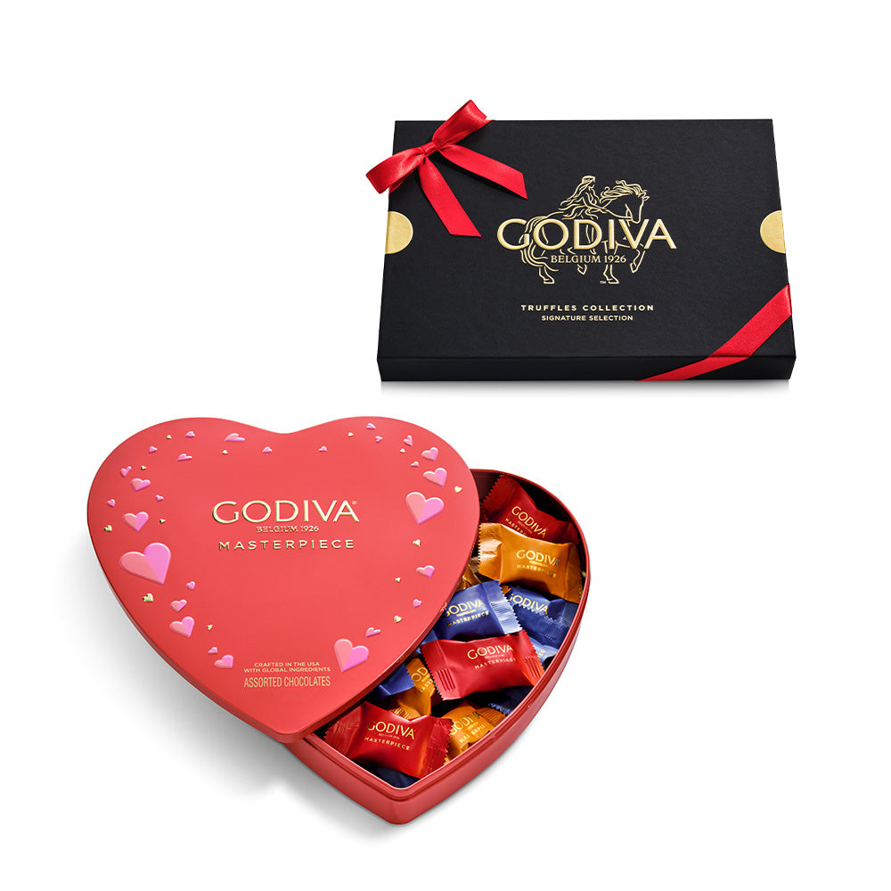 Valentine's Day Masterpiece & Truffle Gift Set – GODIVA