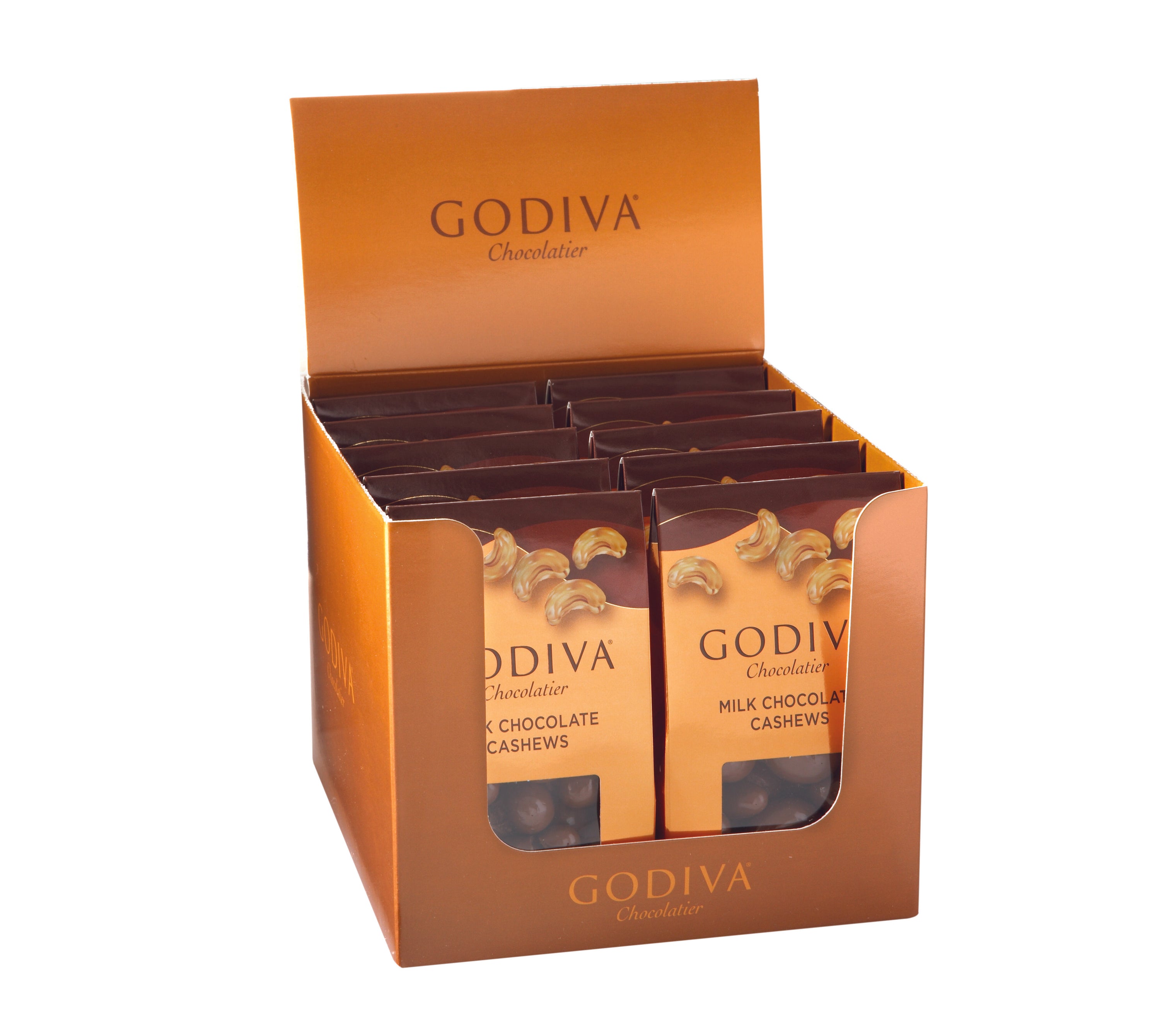 Milk Chocolate Covered Whole Cashews, Set of 30