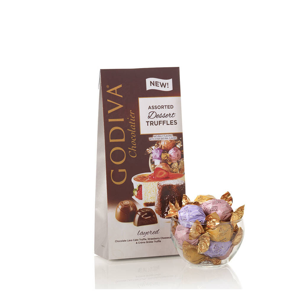 Wrapped Assorted Chocolate Dessert Truffles, Large Bag, 19 pc.