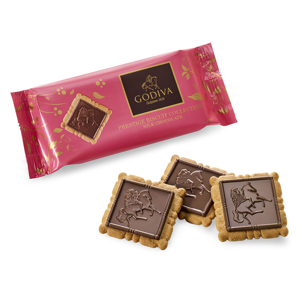 Milk Chocolate Biscuits, Set of 12, 4 pc. each