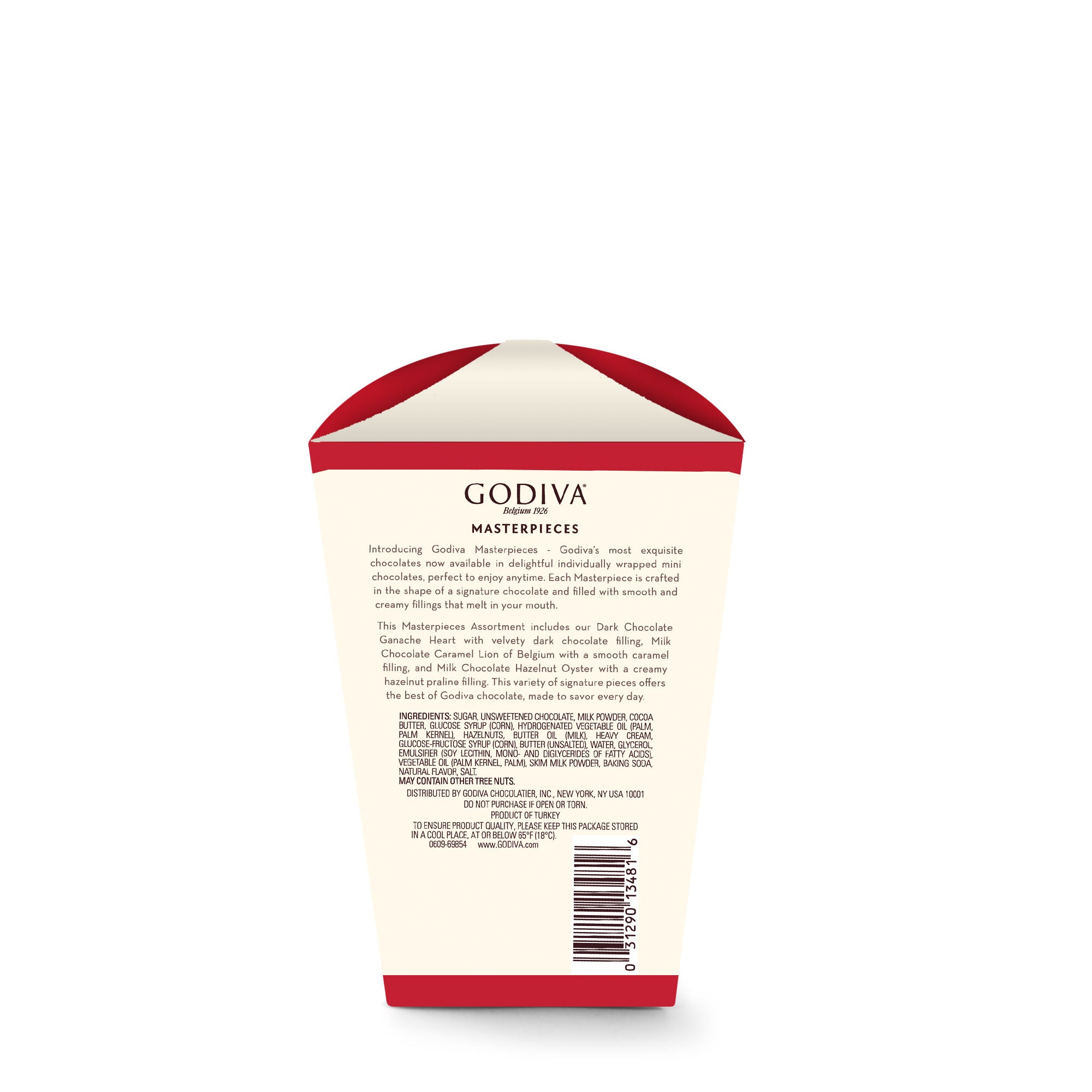 Godiva Masterpieces Assorted Chocolate Mini Box, Set of 12