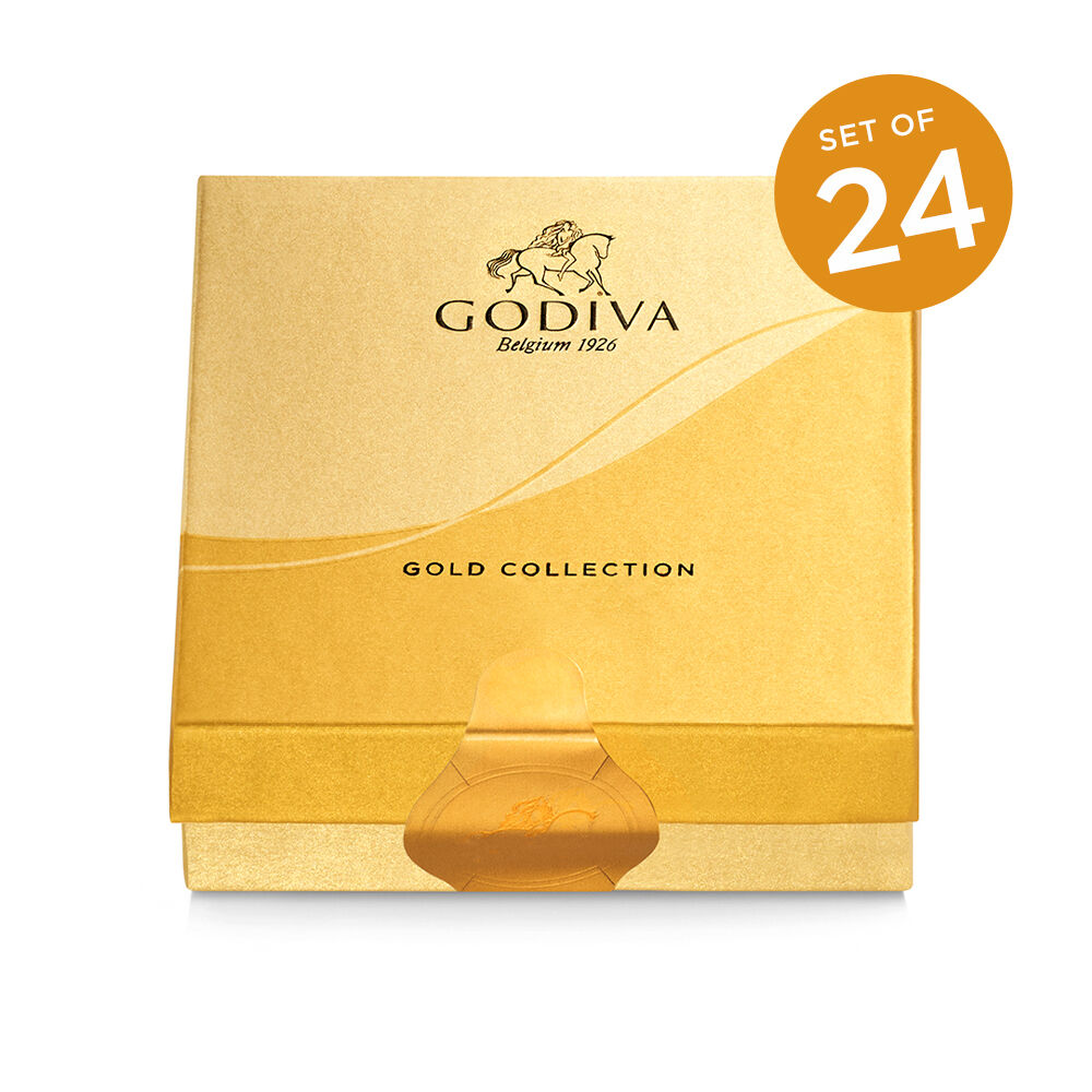 Assorted Chocolate Gold Favor, Set of 24, 4 pc. each