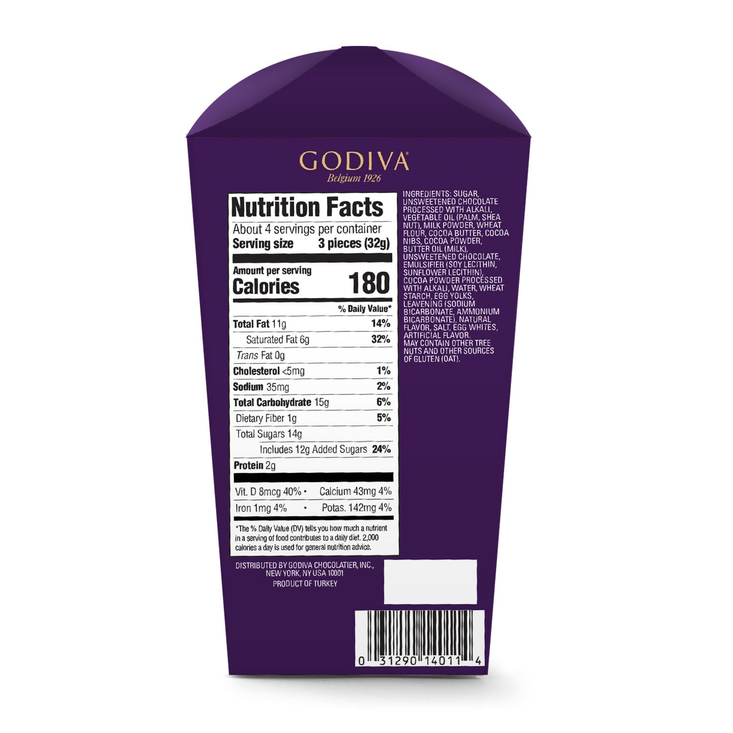 Double Dark Chocolate Domes, Set of 6, 4.3 oz each