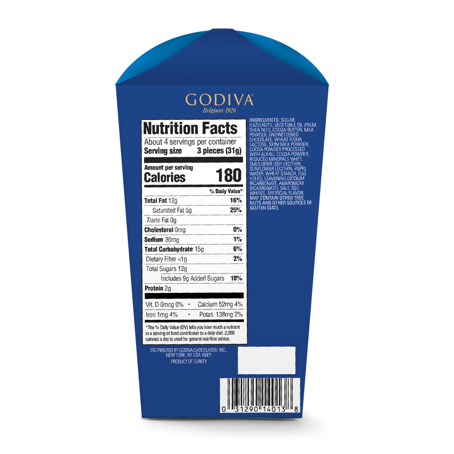 Milk Chocolate Crispy Hazelnut Domes, Set of 6, 4.2 oz each